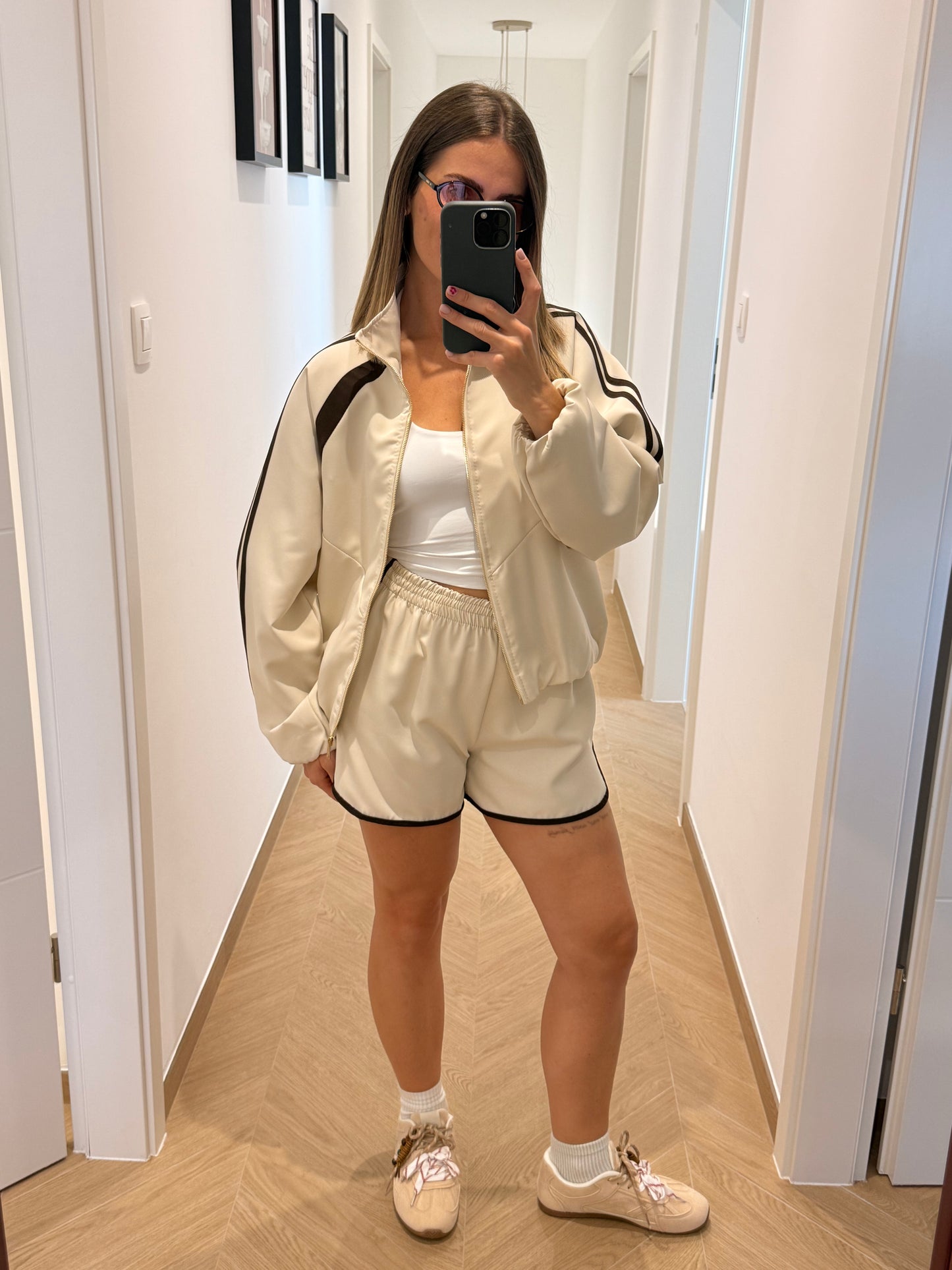 Short d'ensemble Adèle - beige