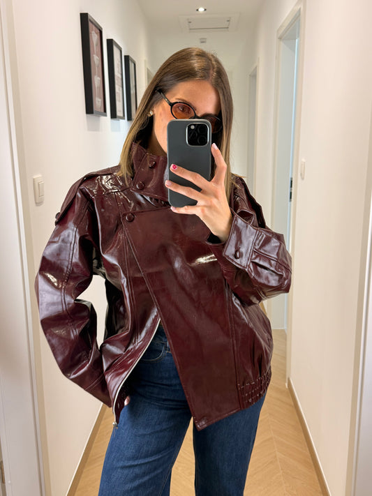 Veste Leslie - bordeaux