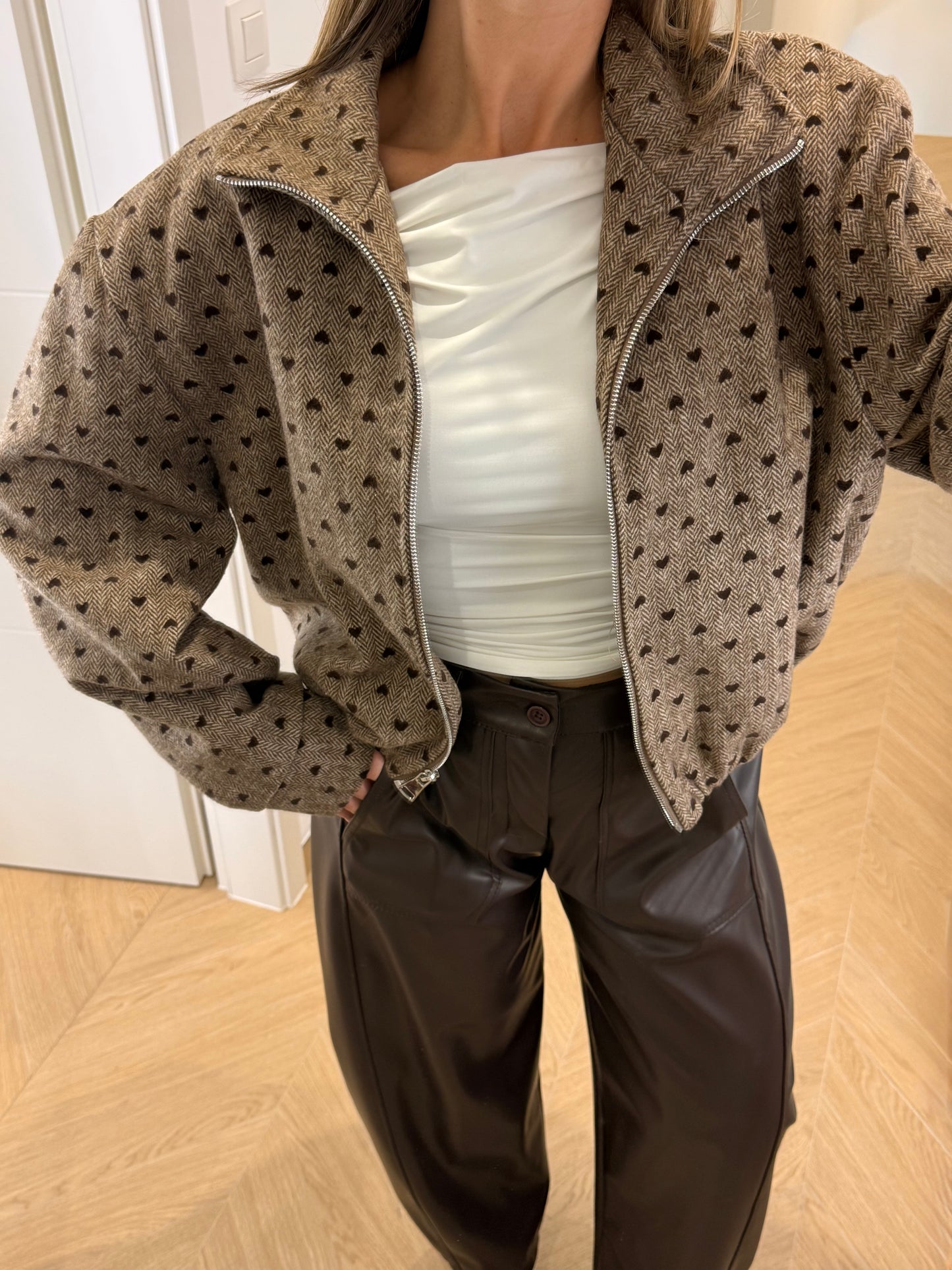 Veste Heart - marron