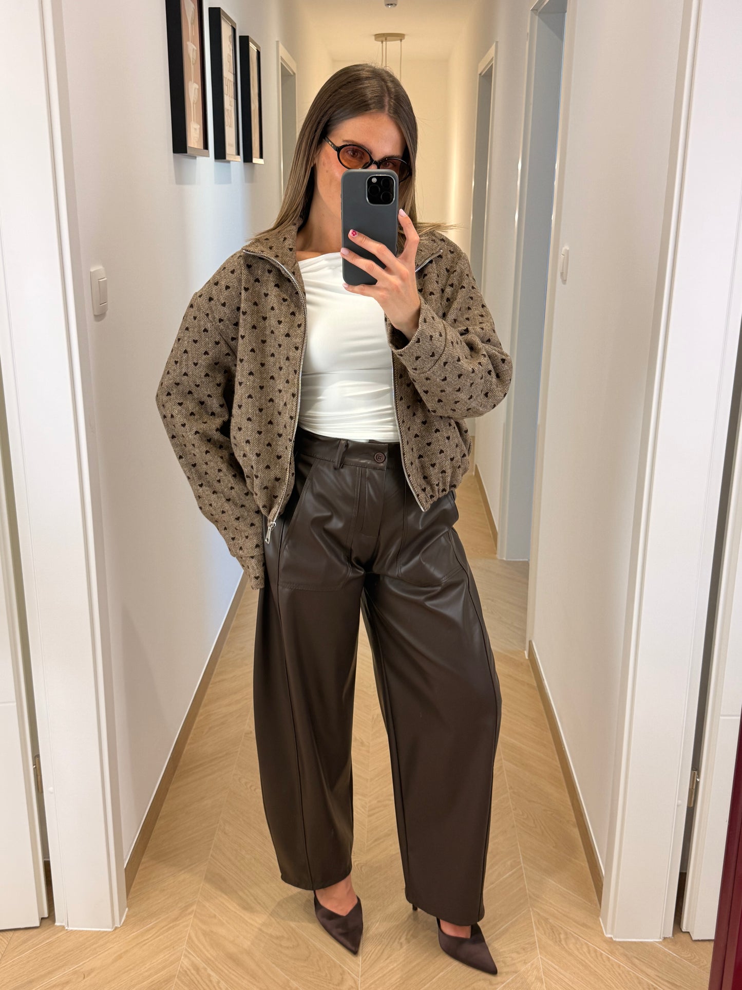 Veste Heart - marron