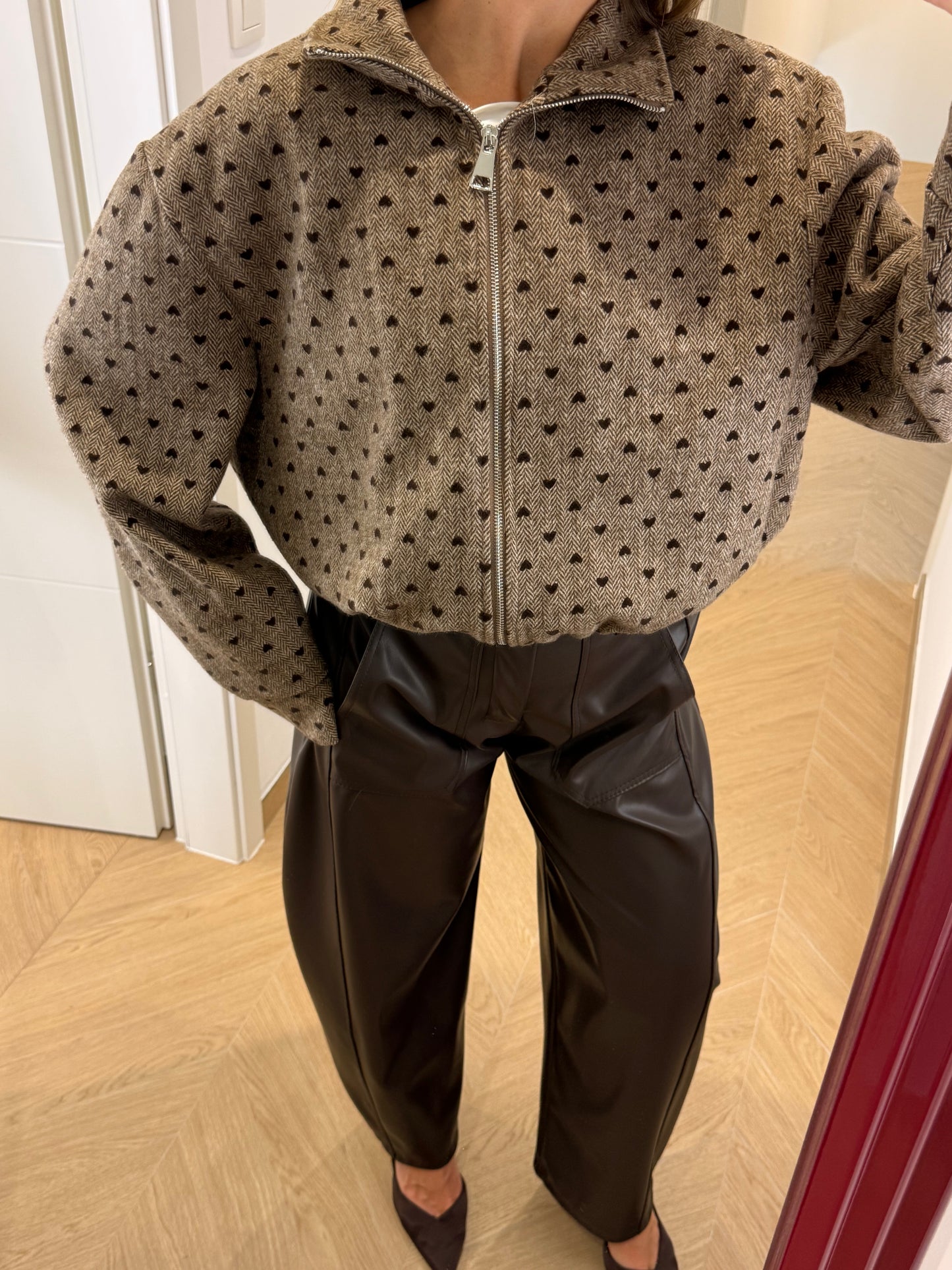 Veste Heart - marron