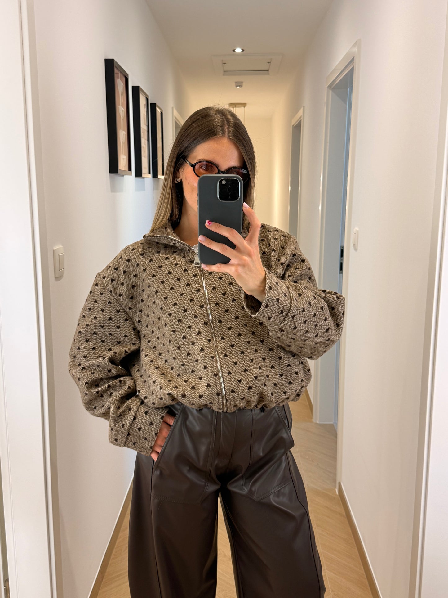 Veste Heart - marron