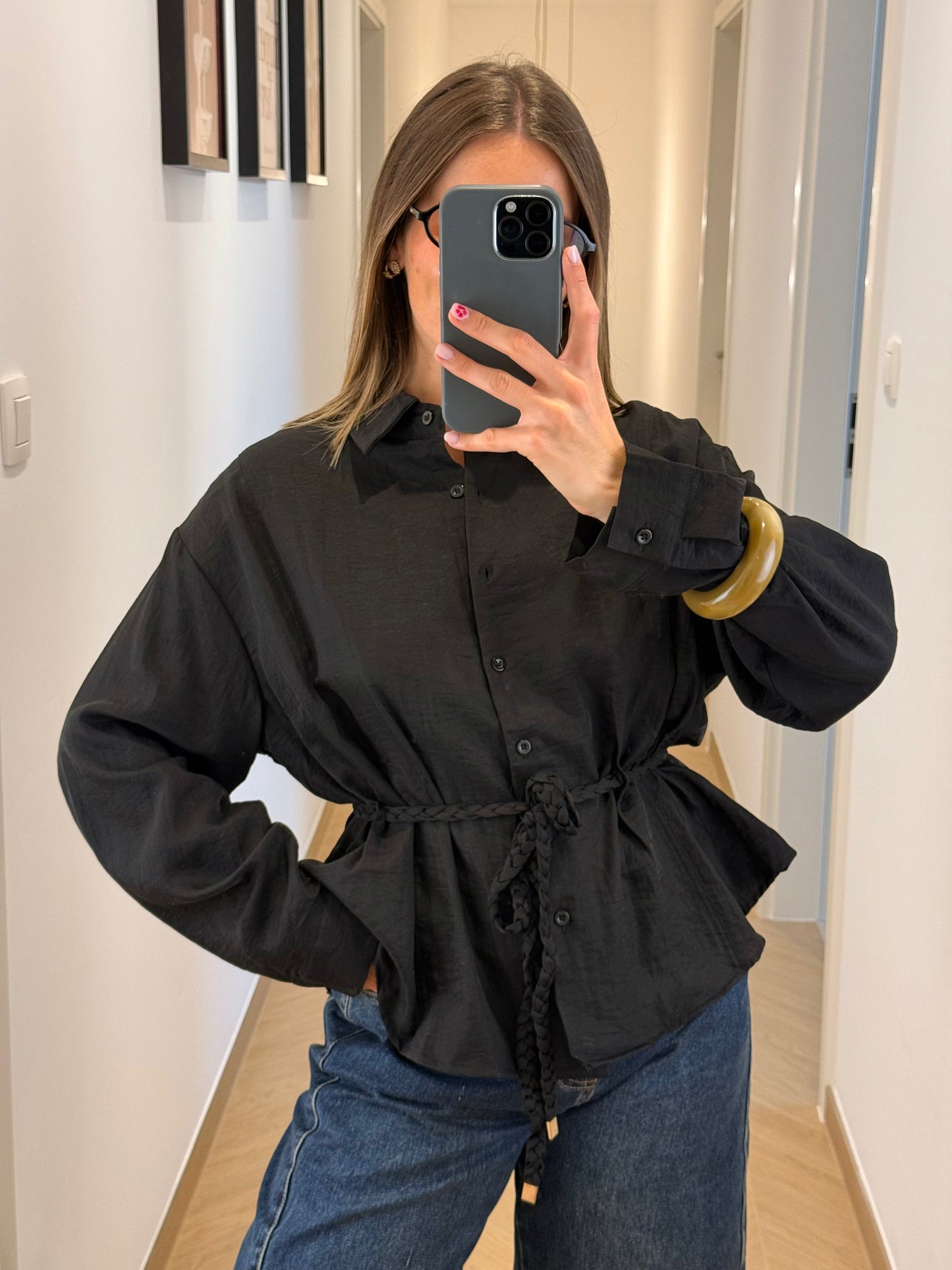 Chemise Camilla - noir