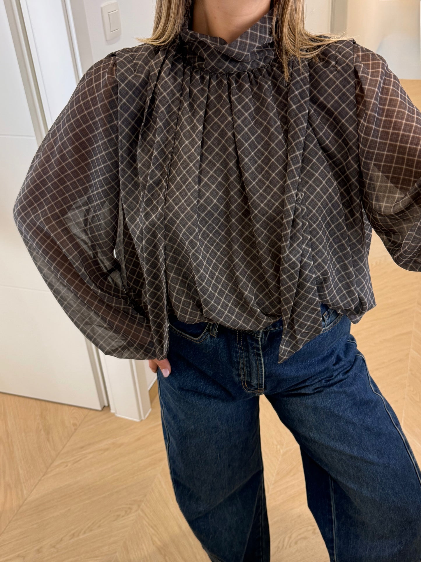 Blouse Stéphanie - marron