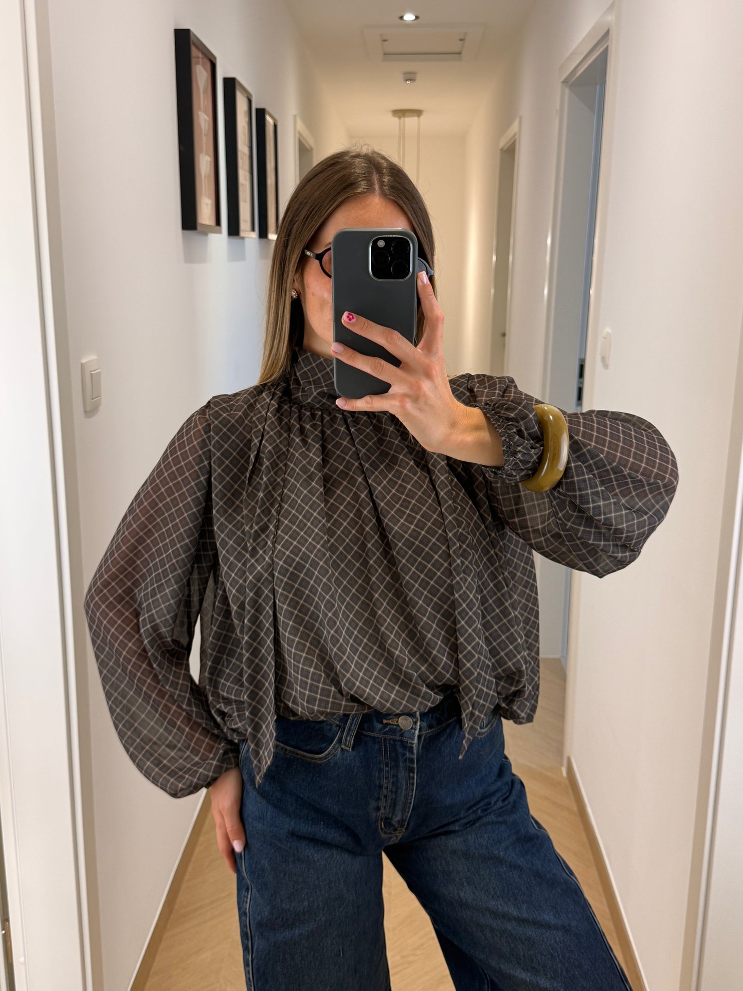 Blouse Stéphanie - marron