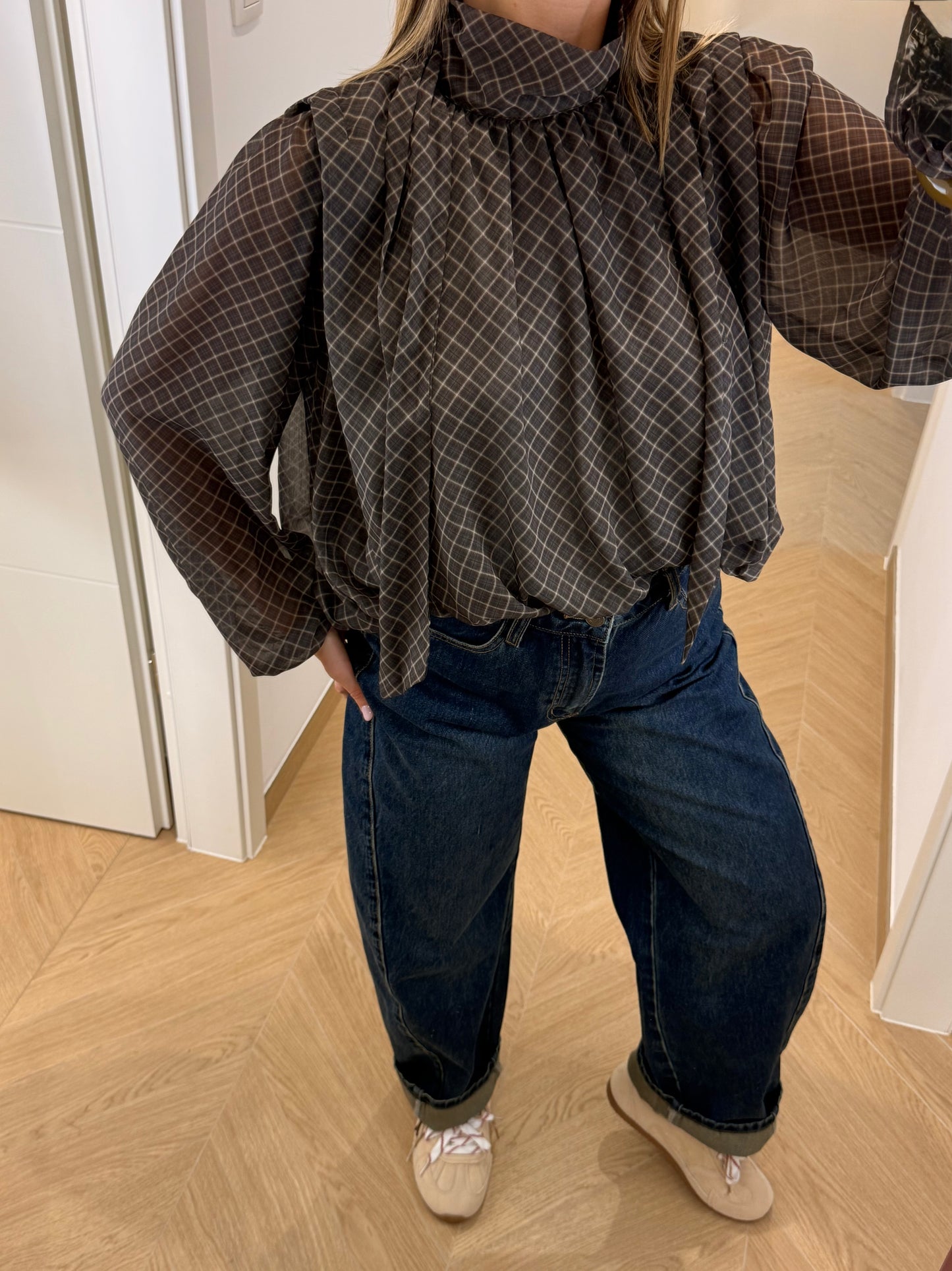 Blouse Stéphanie - marron