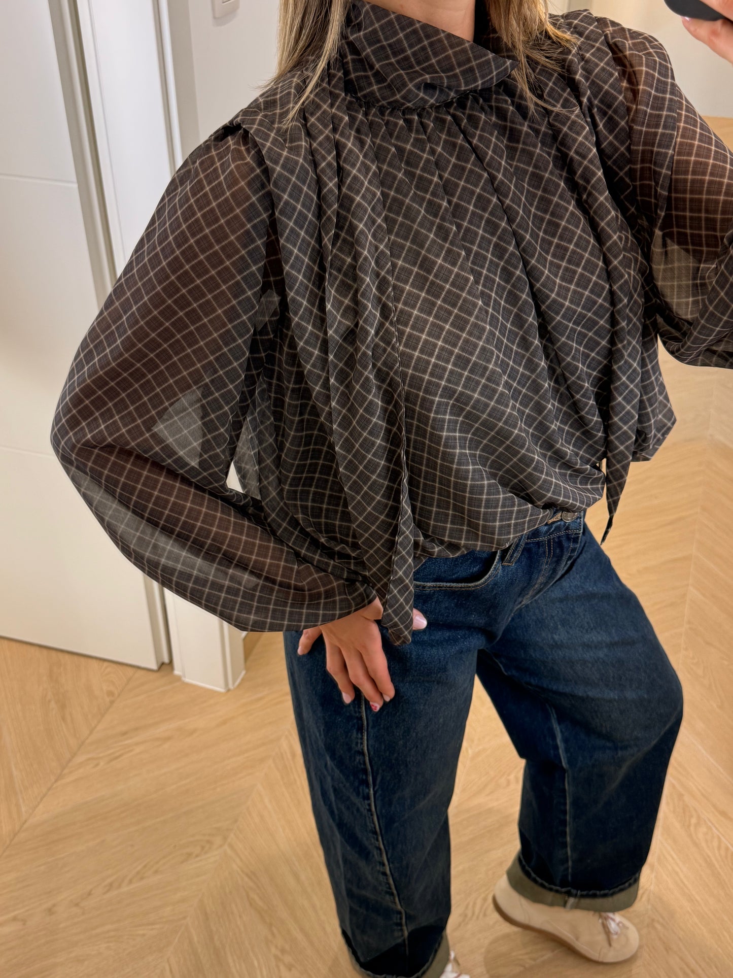 Blouse Stéphanie - marron