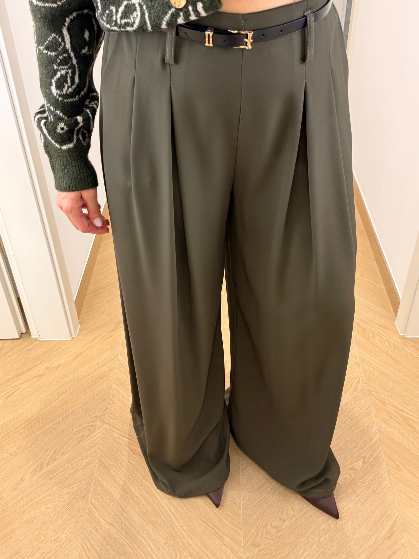 Pantalon Paula - kaki