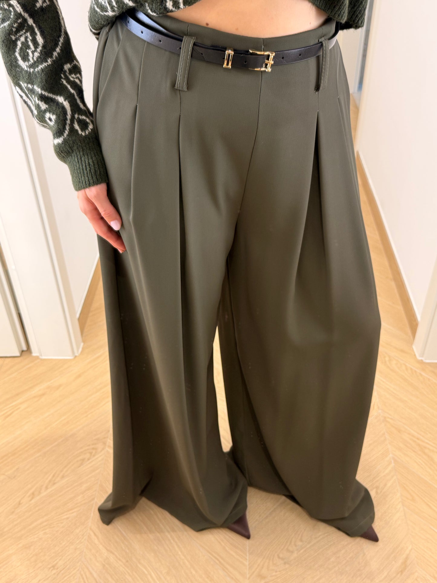 Pantalon Paula - kaki