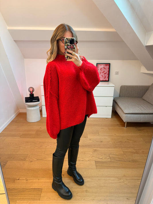 Pull Clovis - rouge