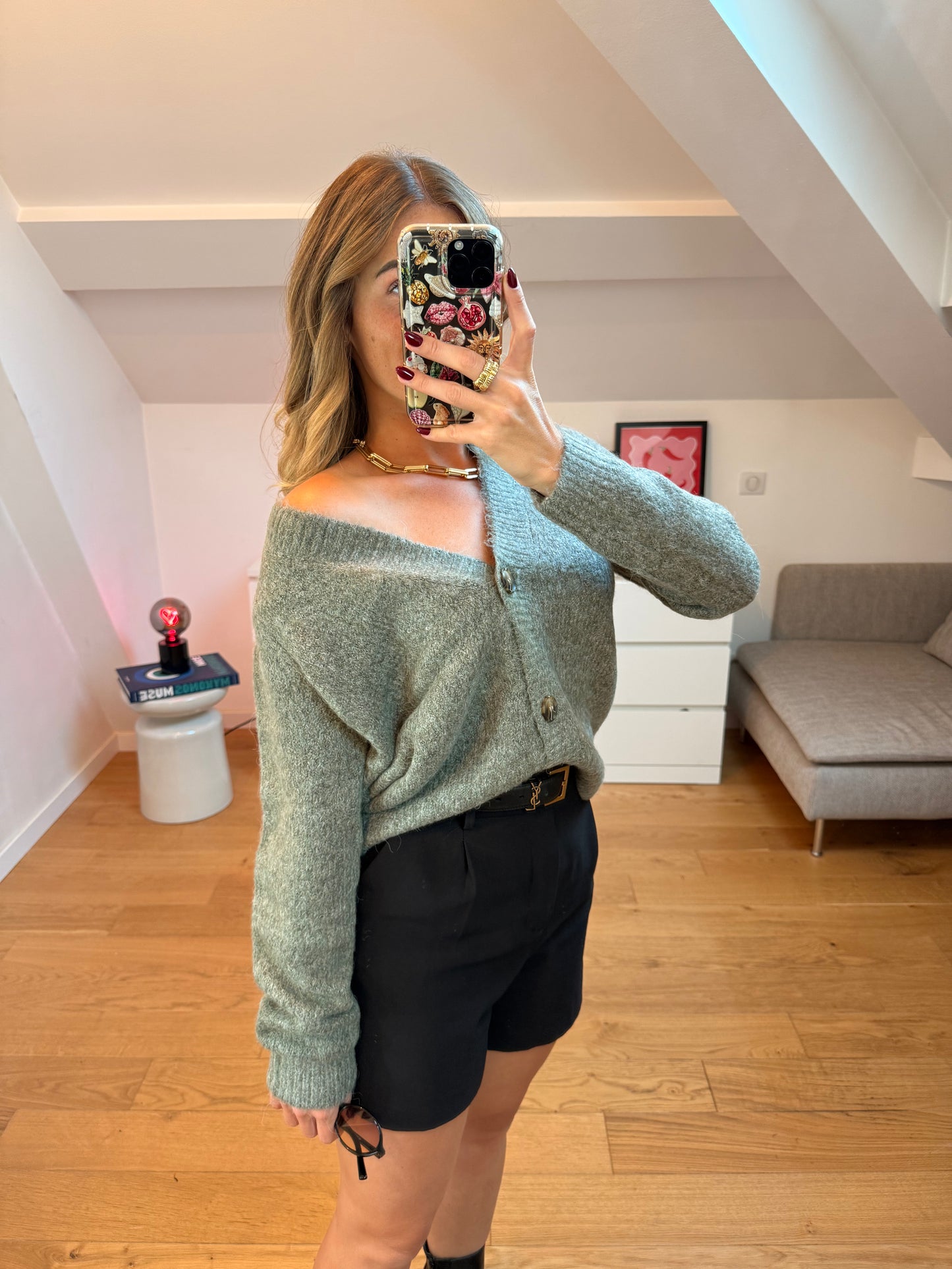 Gilet Ellon - vert d'eau