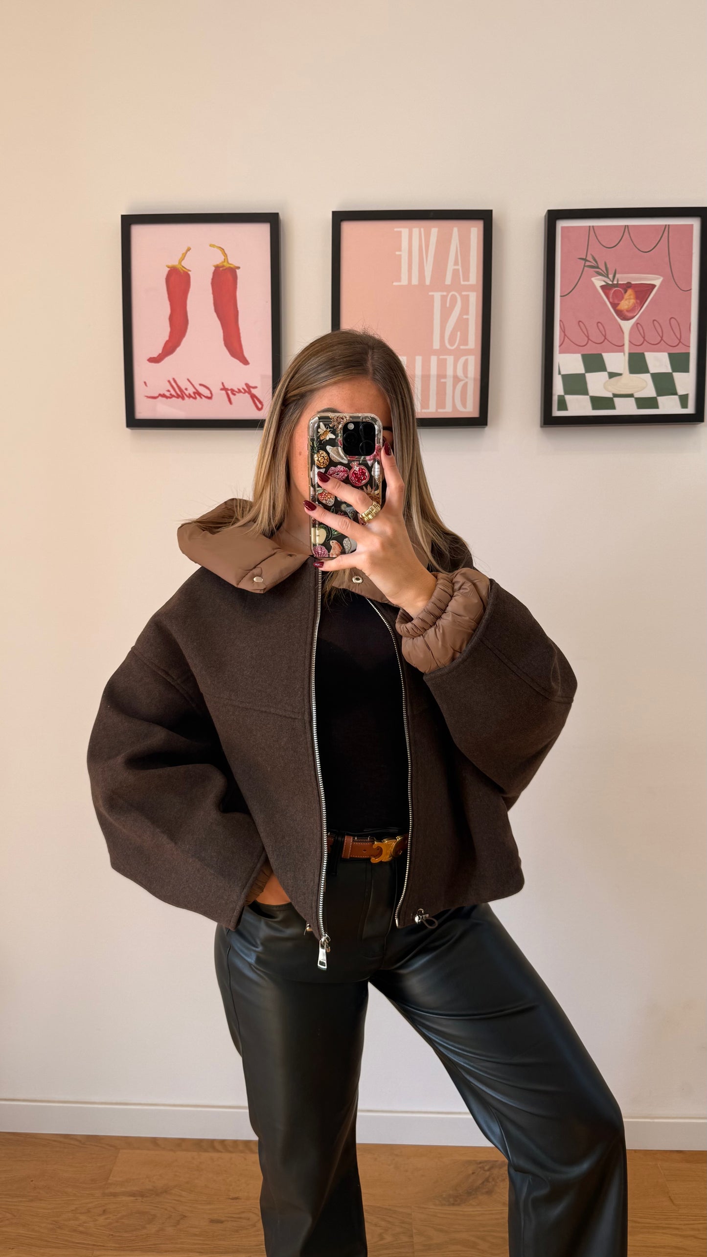 Veste Zélie - brune