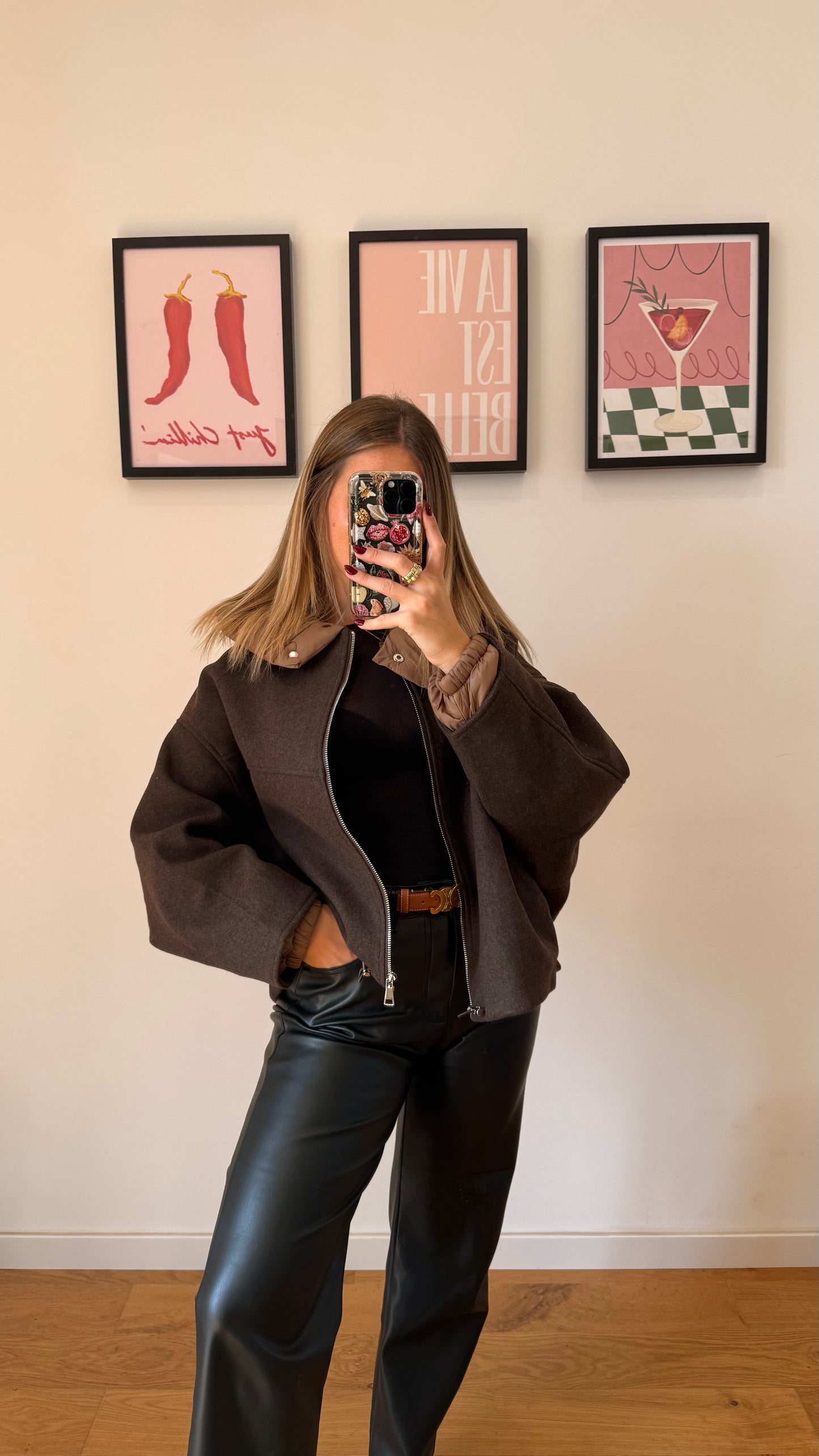 Veste Zélie - brune