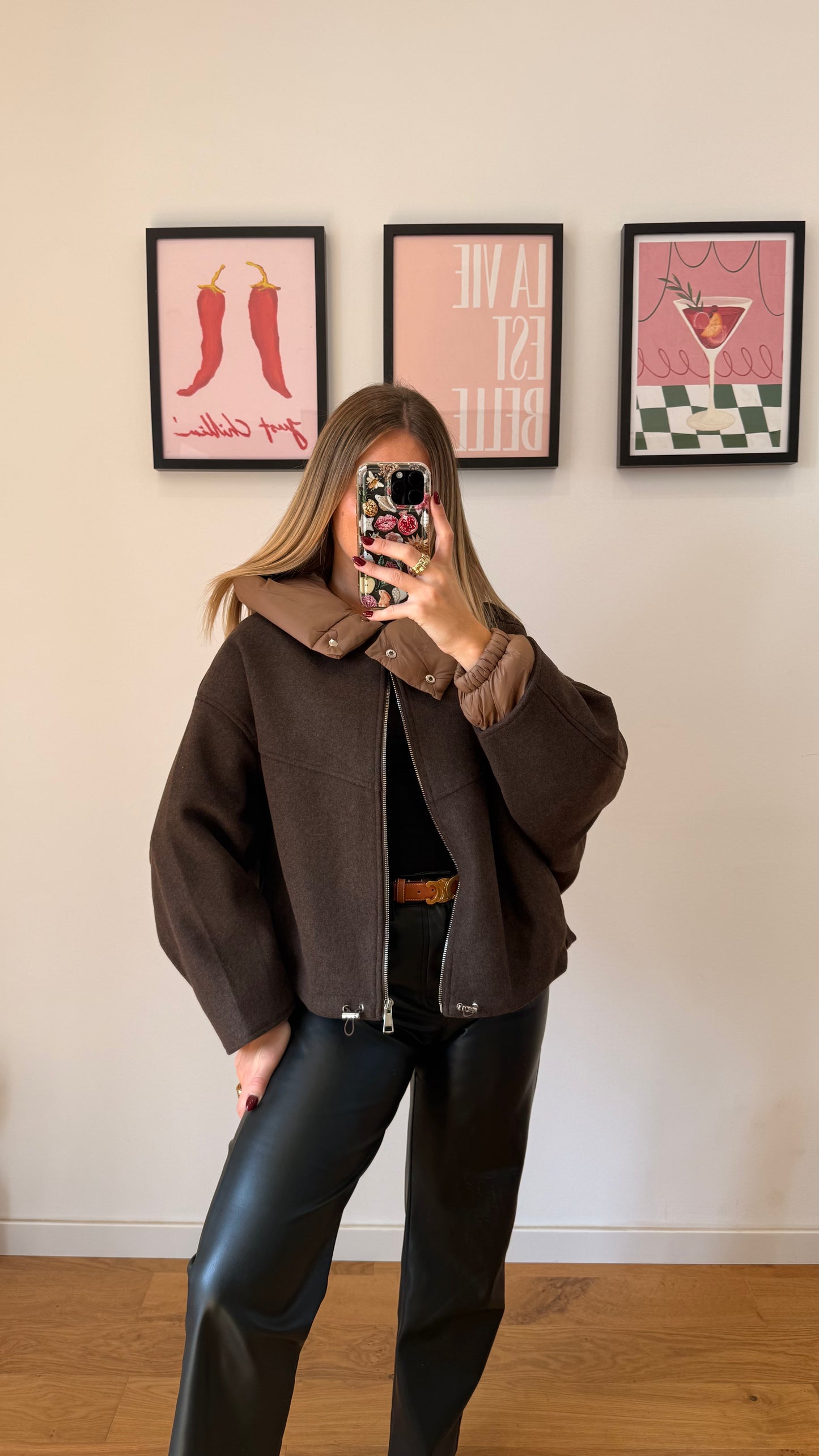 Veste Zélie - brune