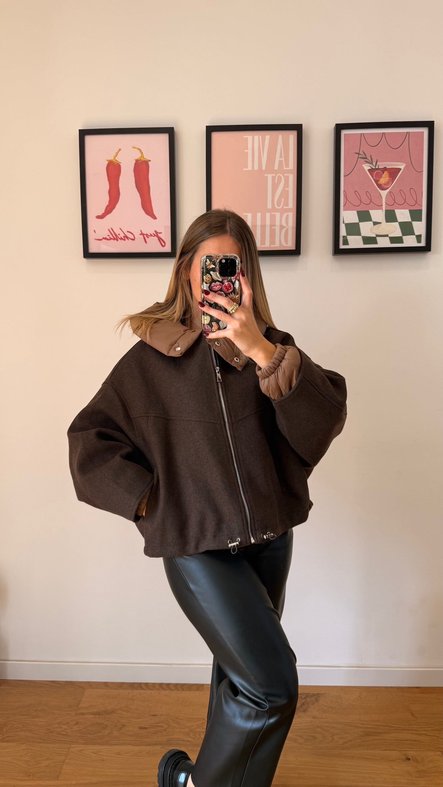 Veste Zélie - brune