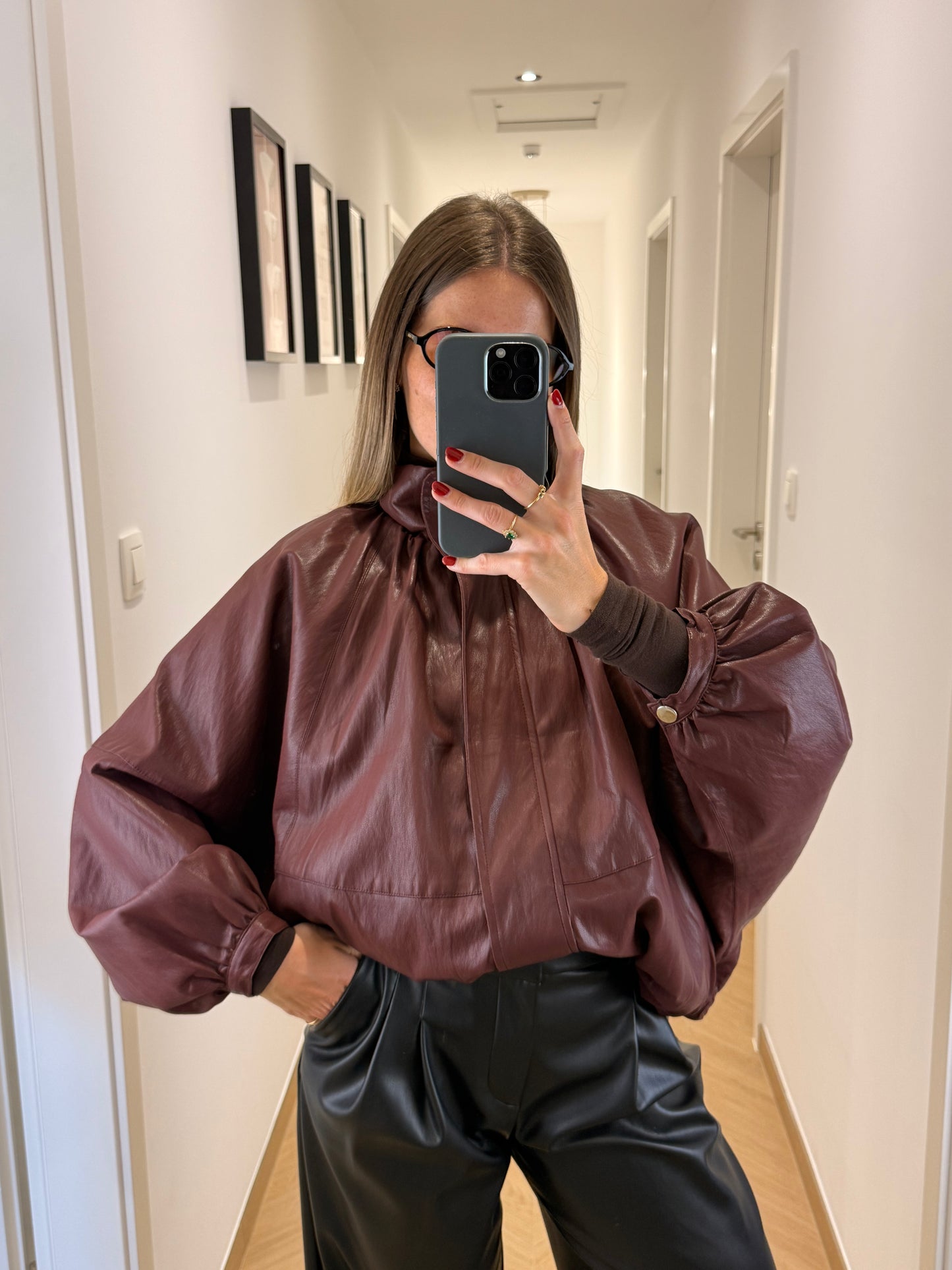 Veste Lou - bordeaux