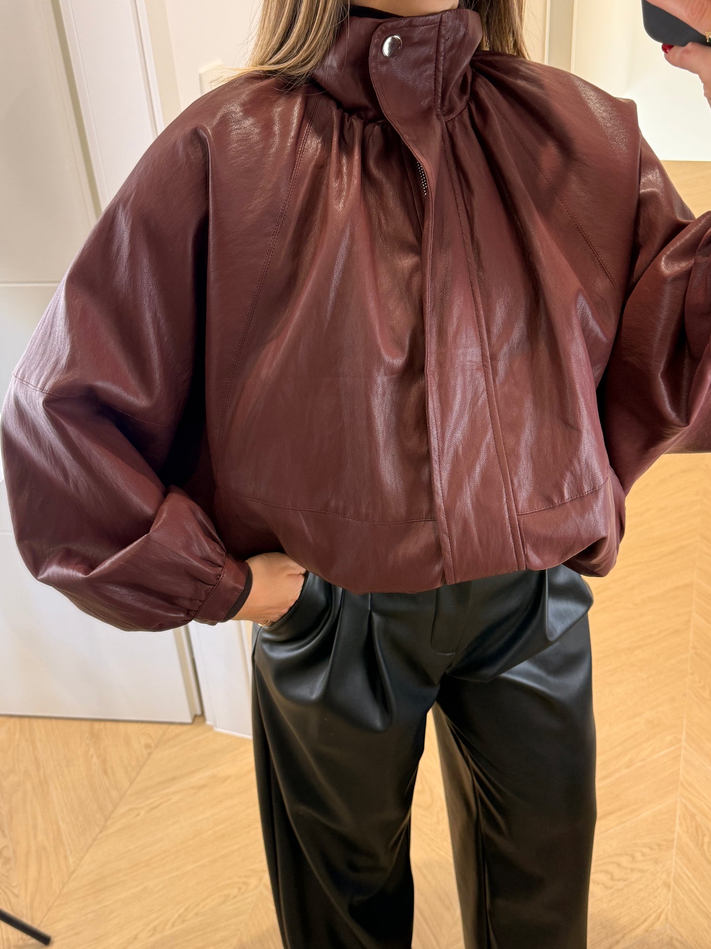 Veste Lou - bordeaux