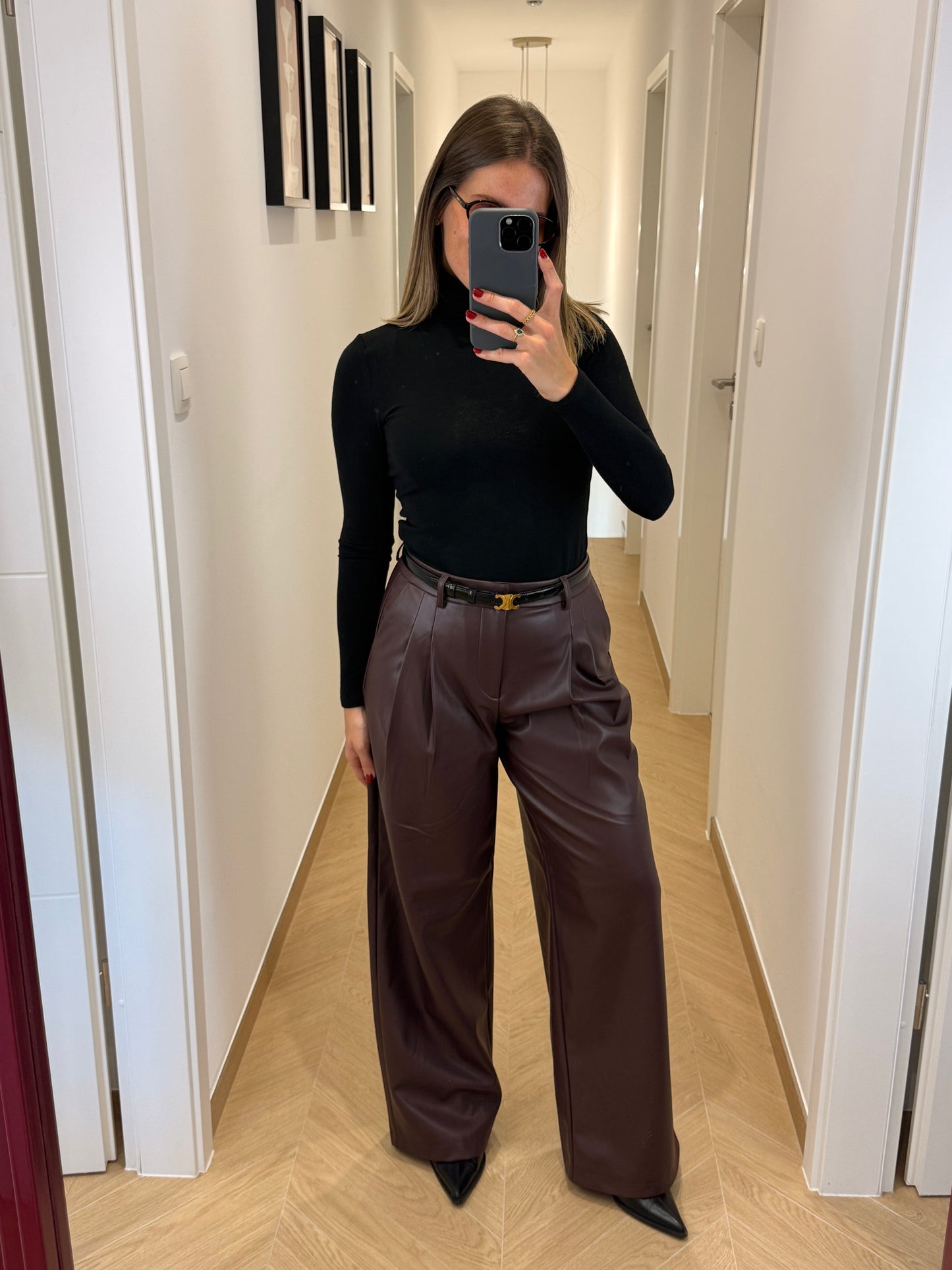 Pantalon Alya - bordeaux