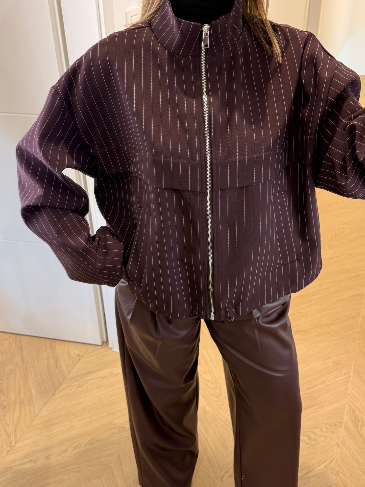 Veste Renée - bordeaux