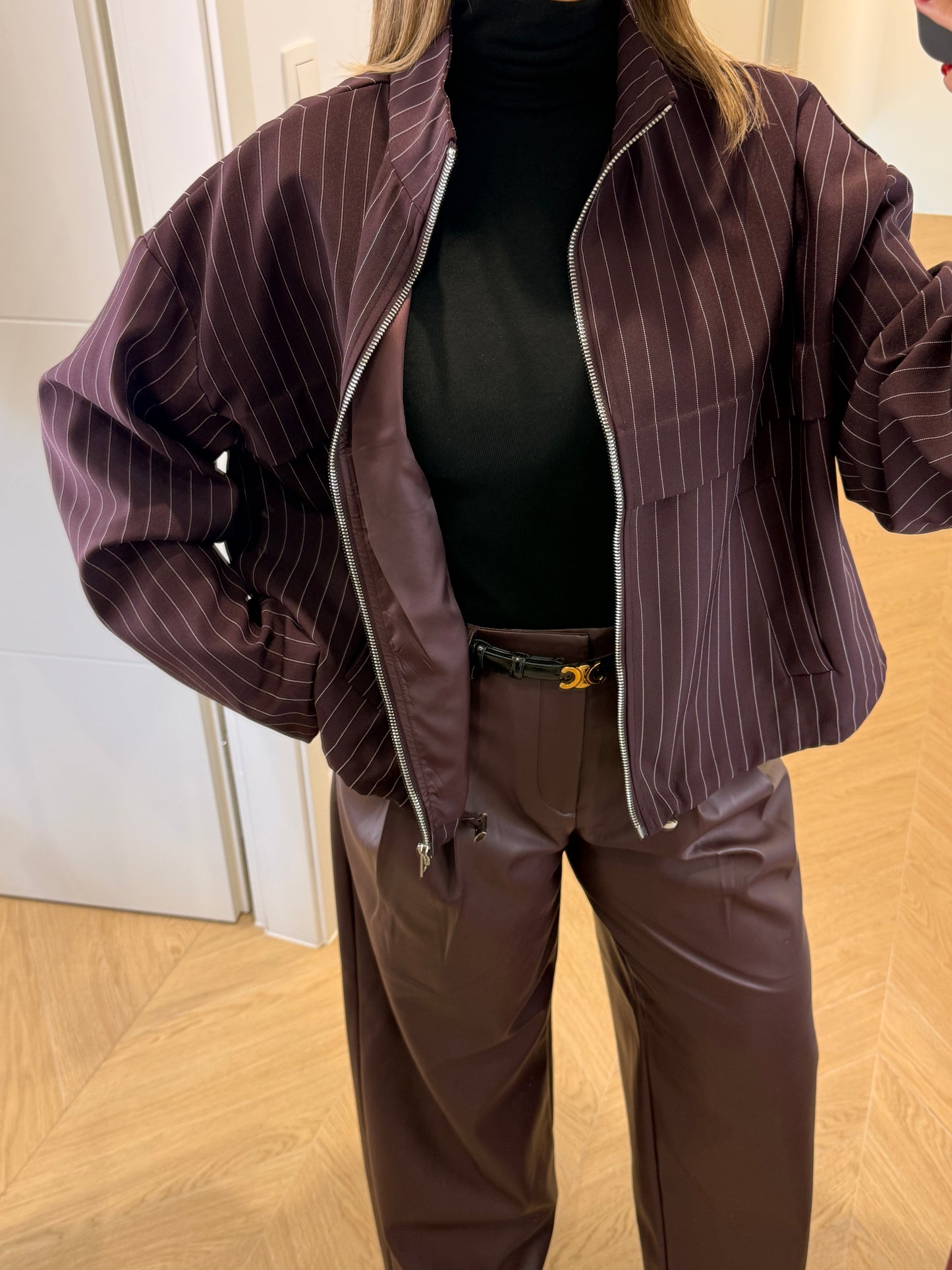 Veste Renée - bordeaux