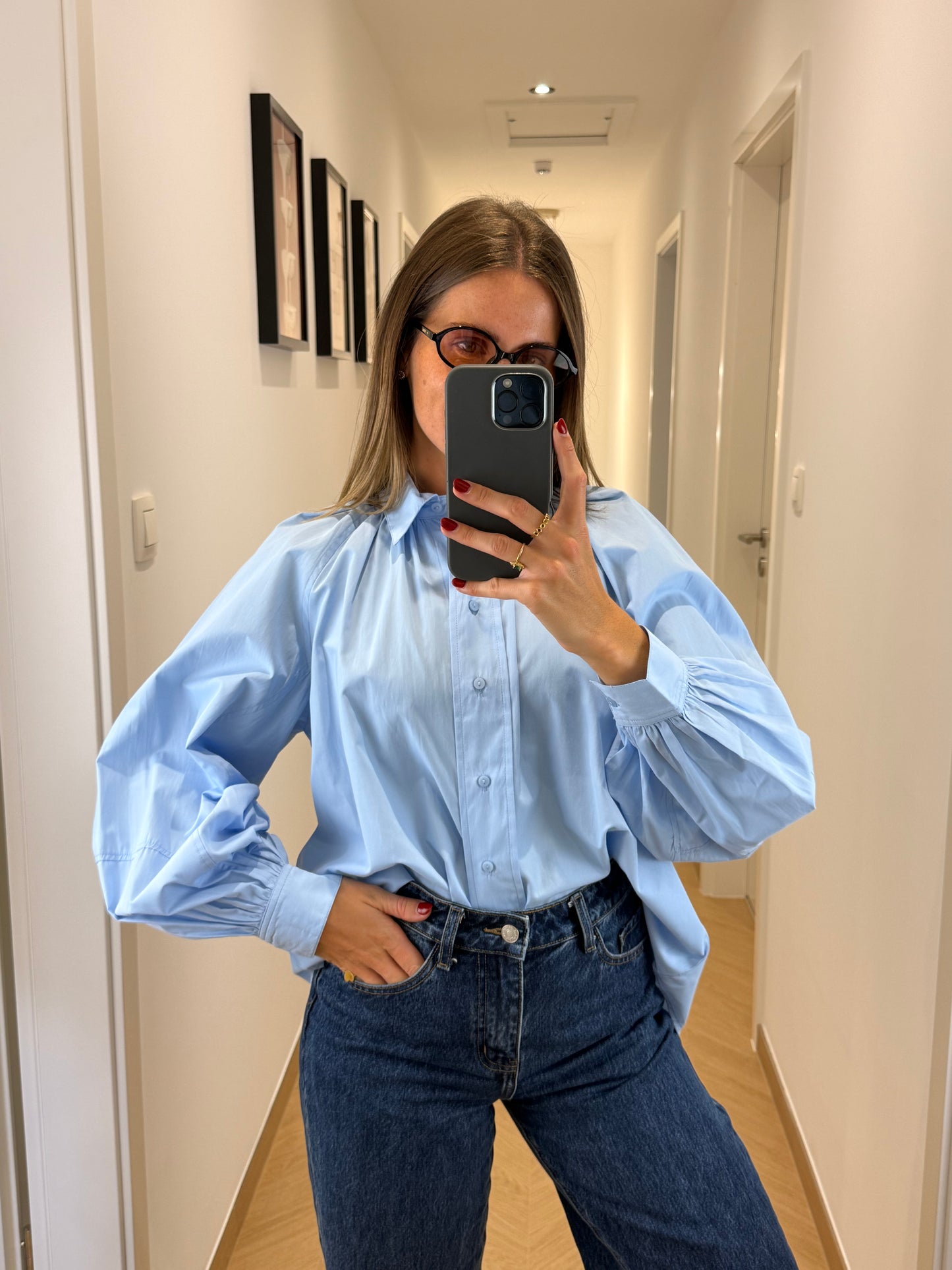 Chemise Anais - bleu