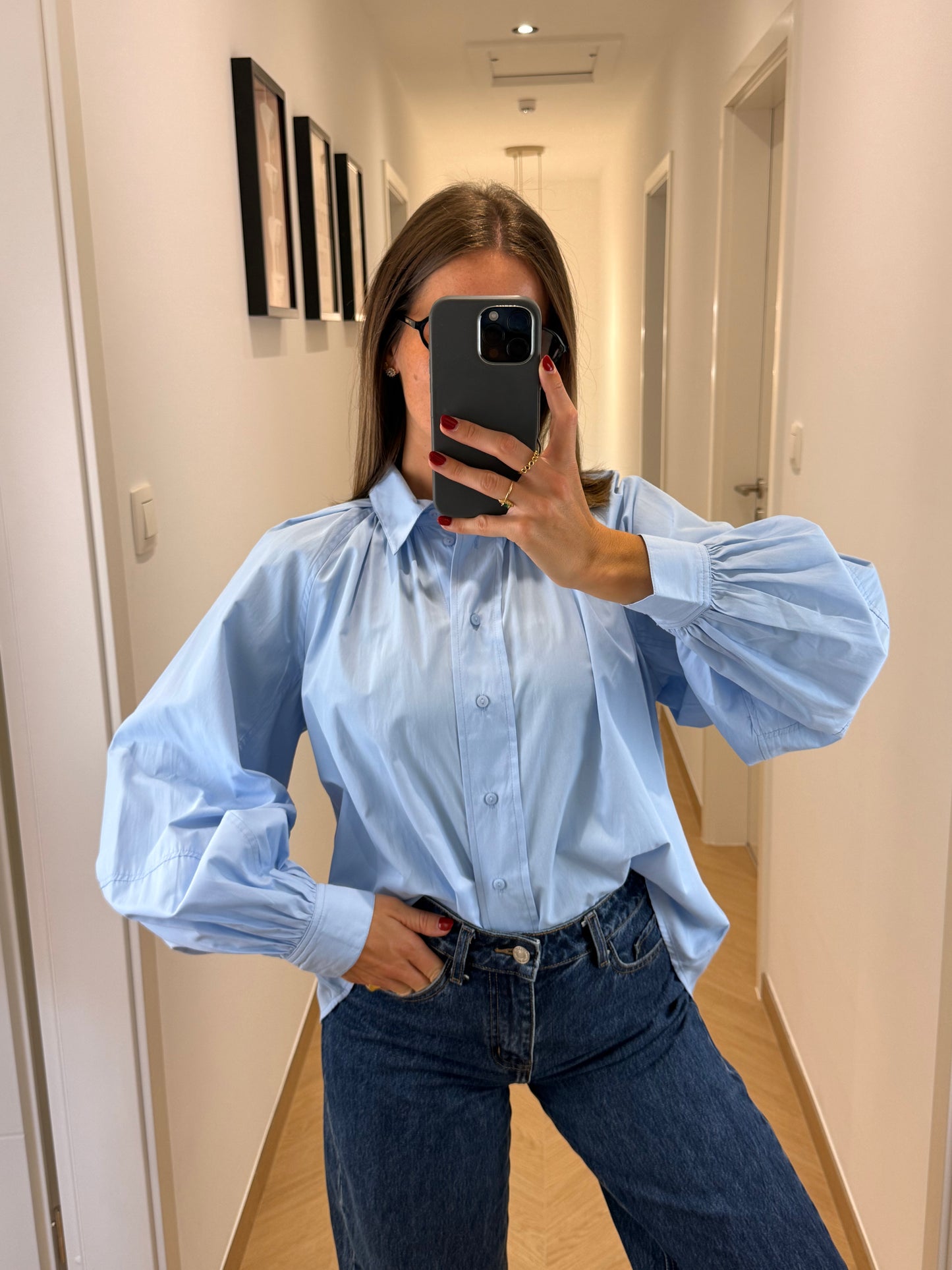 Chemise Anais - bleu