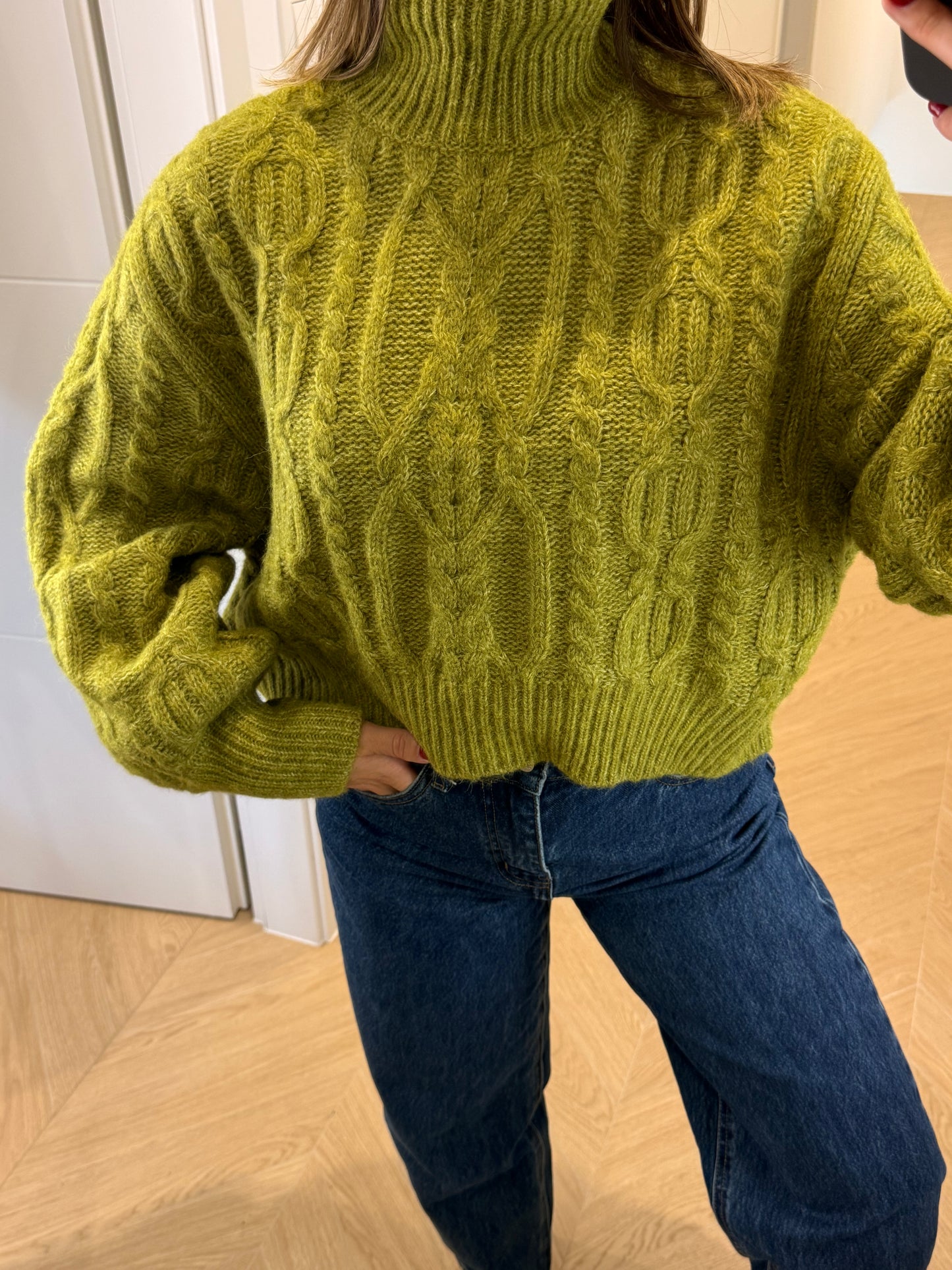 Pull Lena - vert olive
