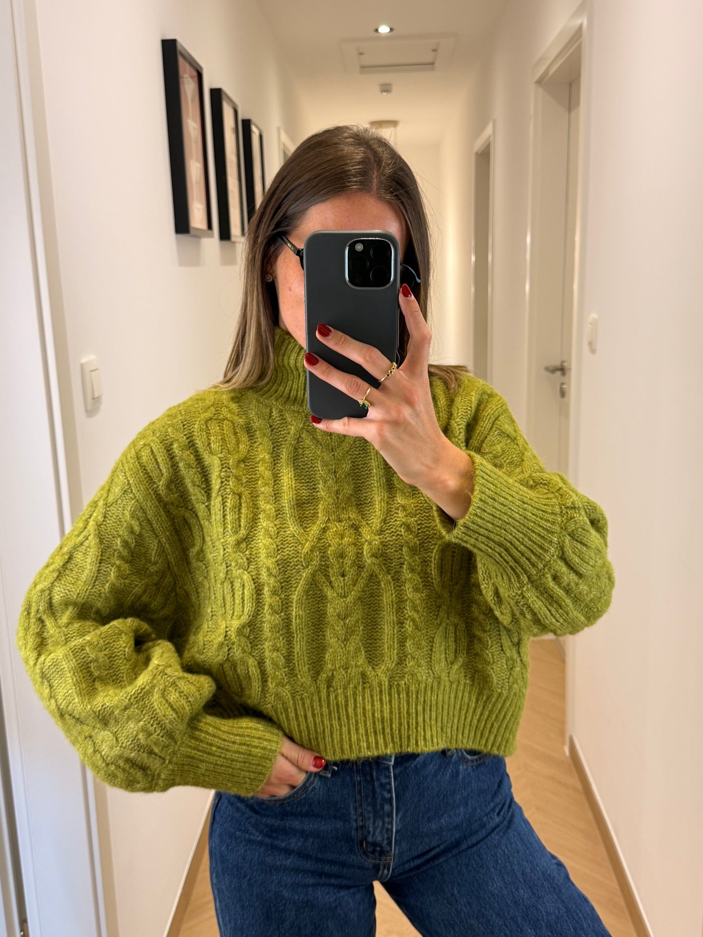 Pull Lena - vert olive
