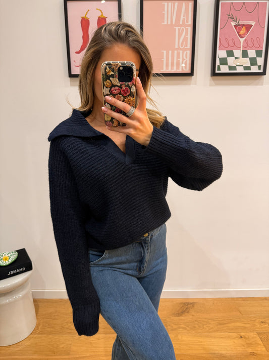 Pull Elie - bleu marine