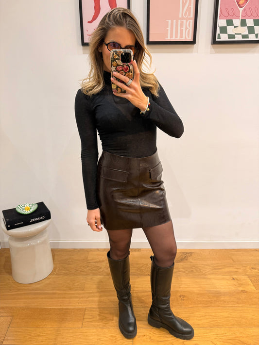 Jupe Luce - bordeaux