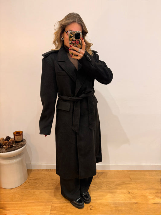 Manteaux long Malia - noir