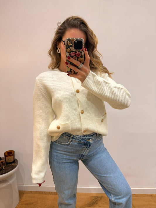 Gilet Juana - crème