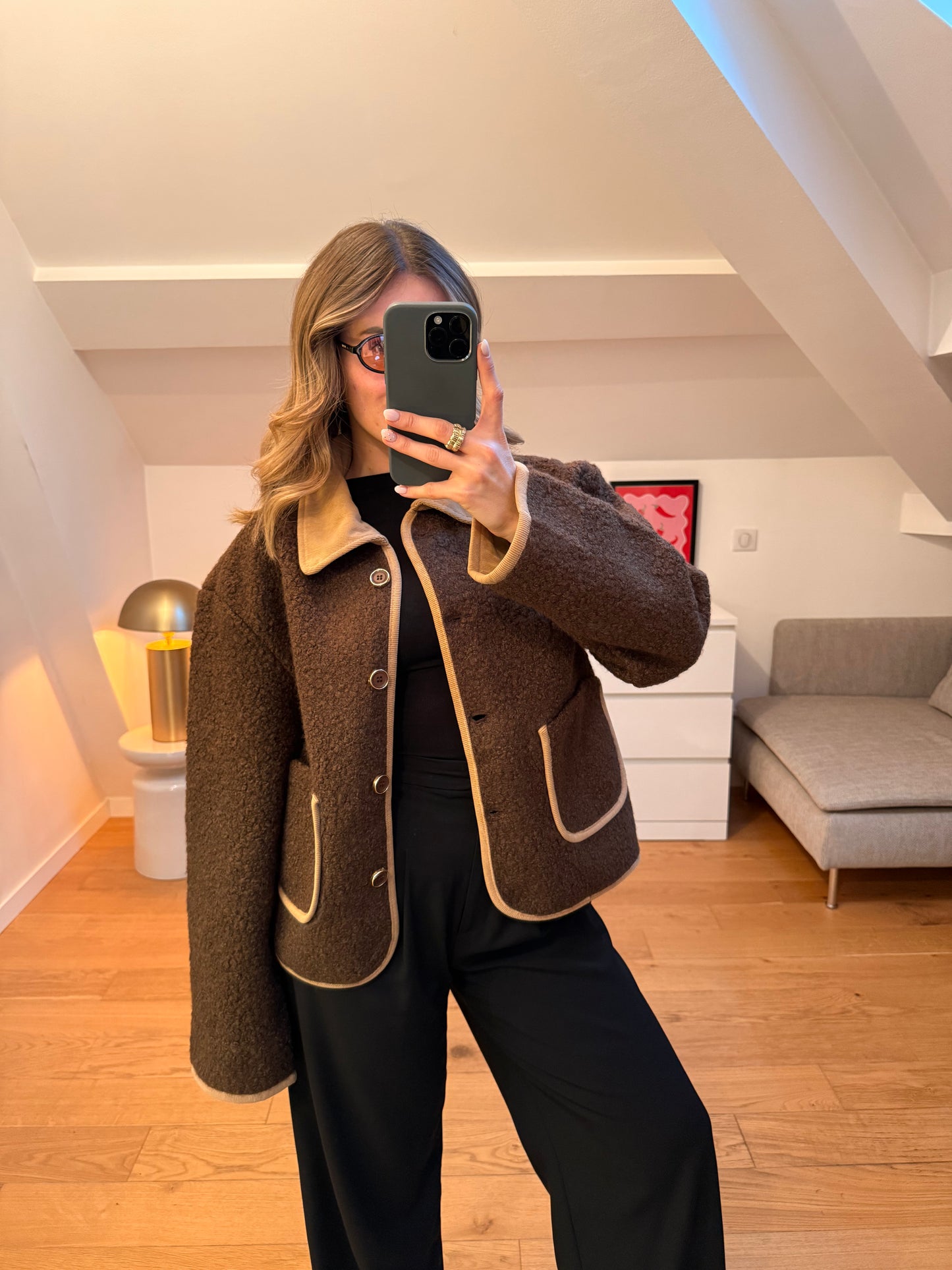 Veste Segolene - marron