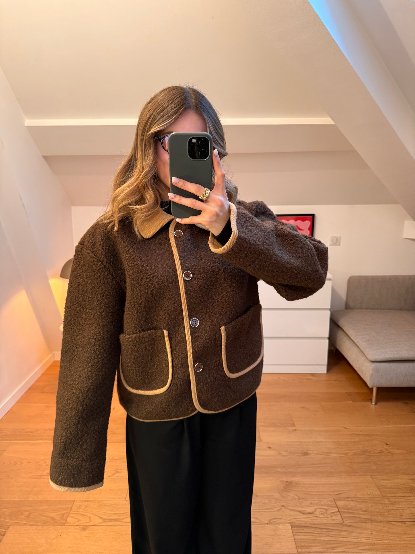 Veste Segolene - marron