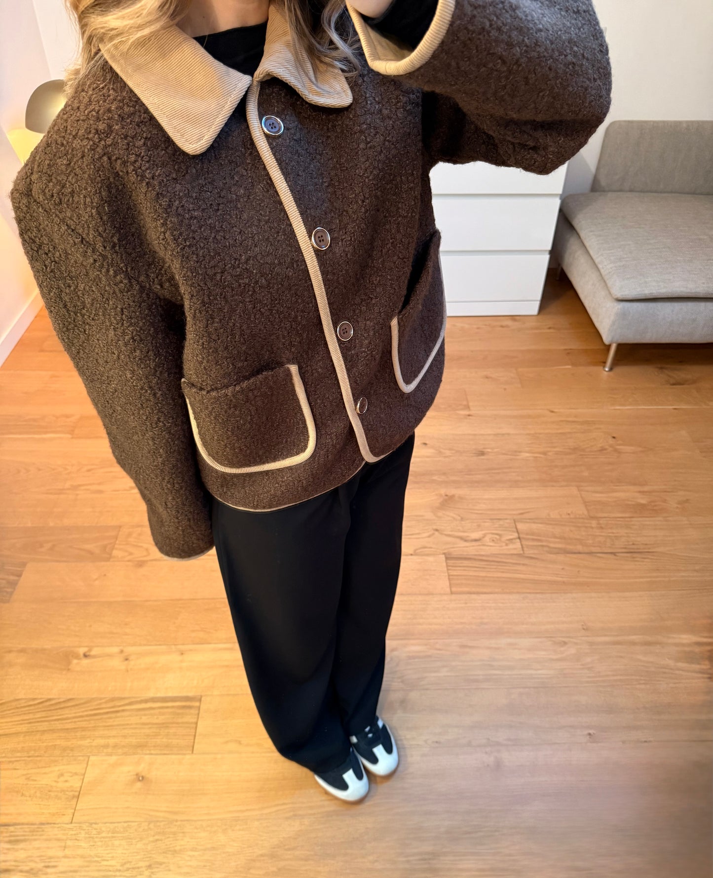 Veste Segolene - marron