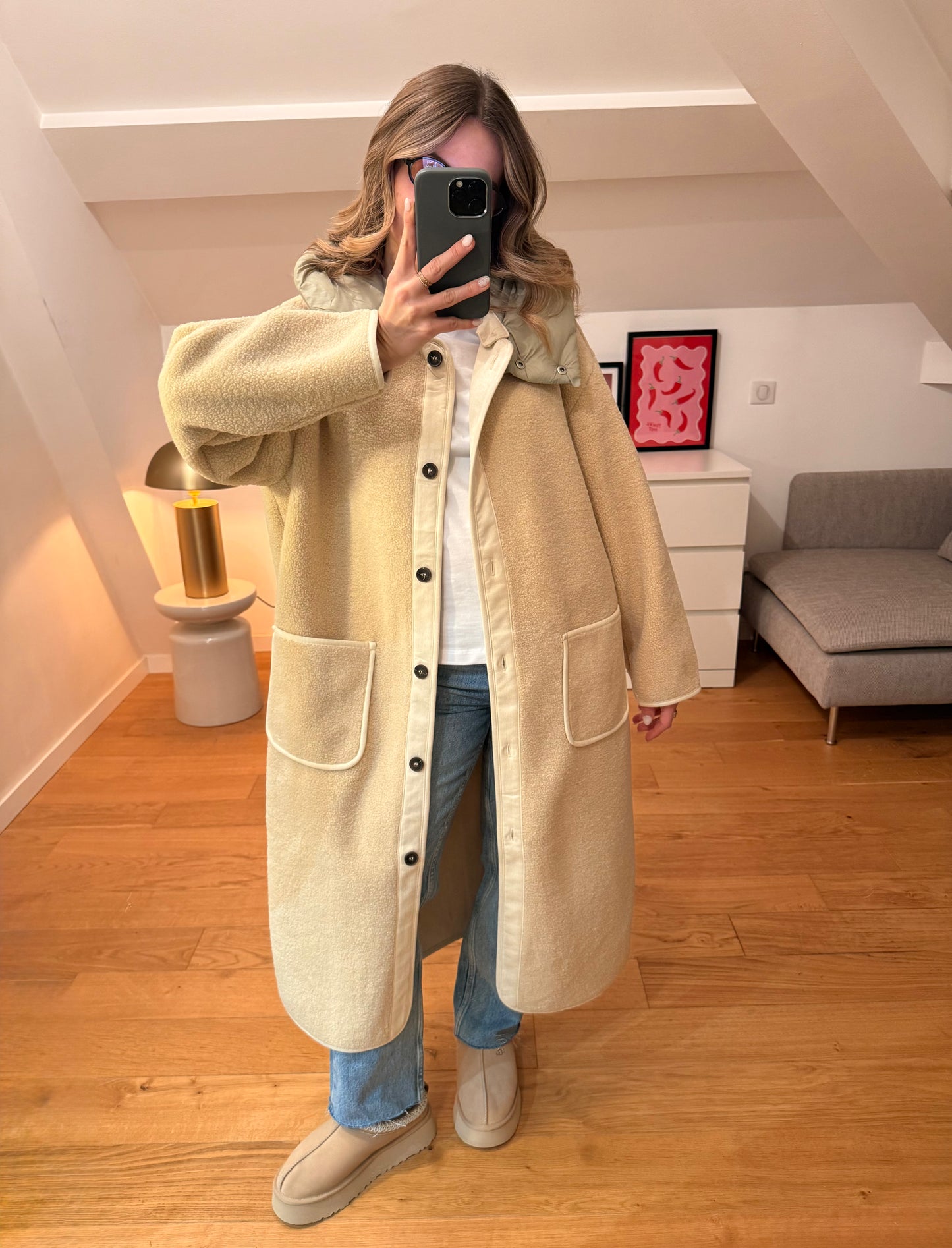 Manteau Alo  - crème