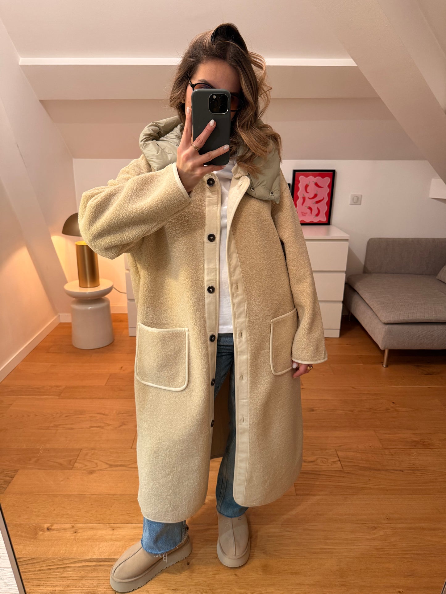 Manteau Alo  - crème