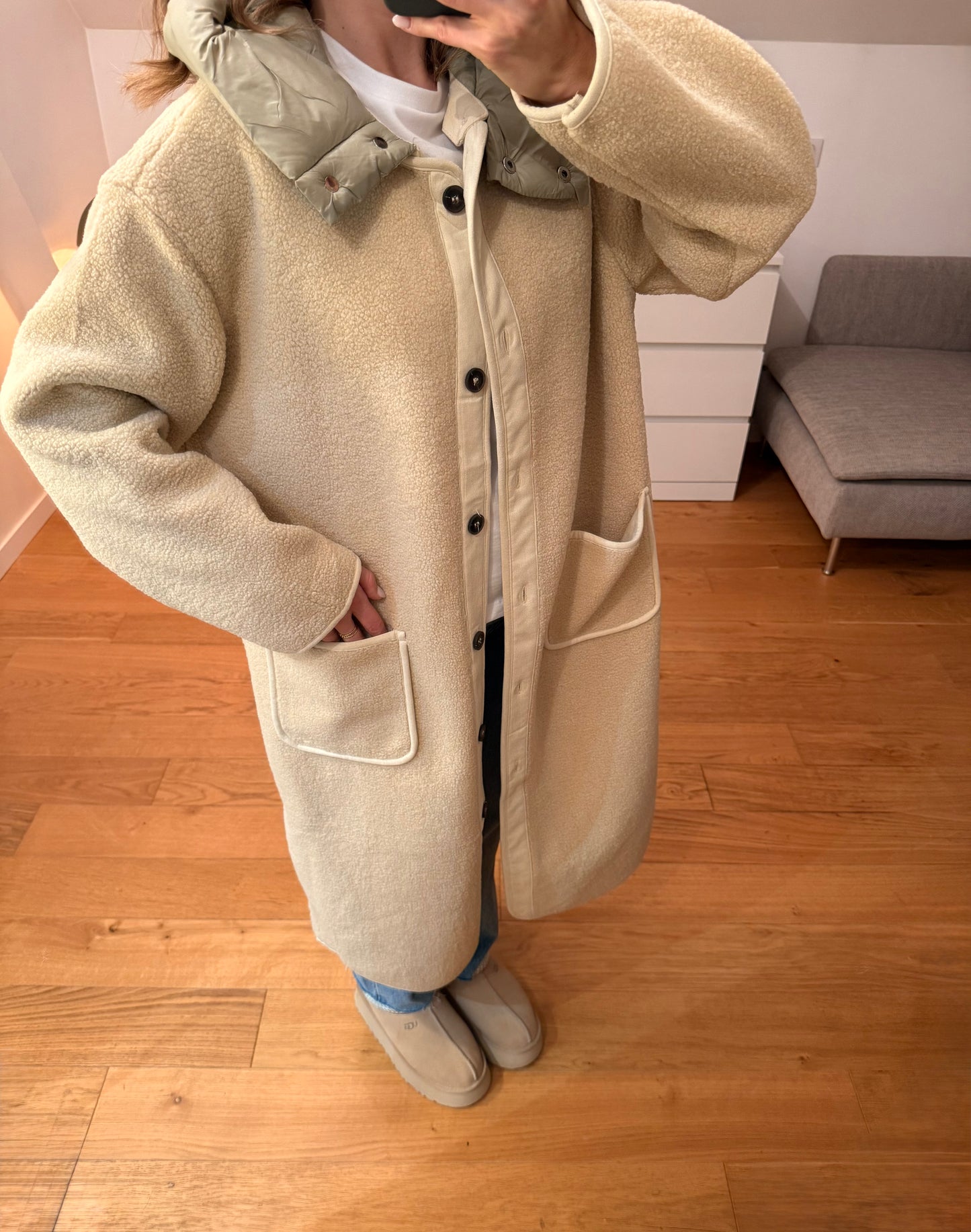 Manteau Alo  - crème