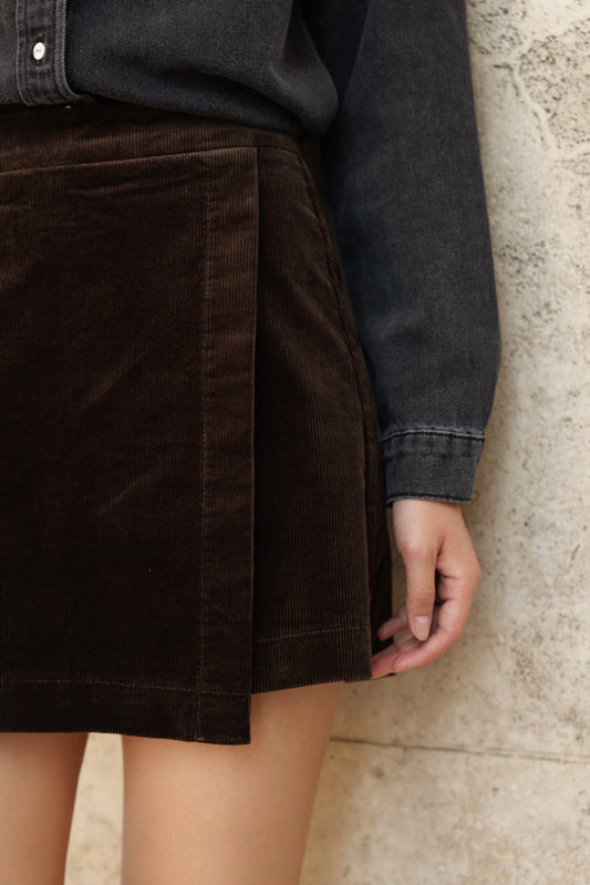 Jupe/short Frida - chocolat